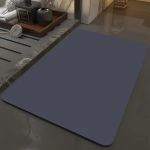 Bathroom Diatomite Foot Mat Anti slip Hard Water Absorbent Pad Bath Rug for Bathroom