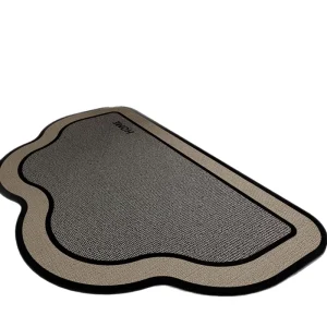 Bathroom Floor Mat Non Slip Absorbent Shower Room Doormat Toilet Entrance Stain Resistant Carpet Diatom Mud Material Alien Shape