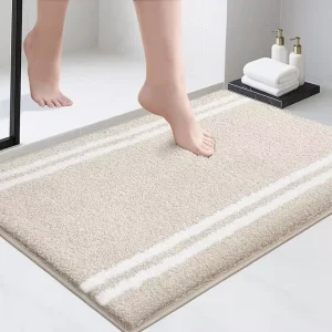 Bathroom Mat OEM Thick Absorbent Bath Rugs Non Slip Door Mats for Bathroom Rubber Backing Custom Floor Mats