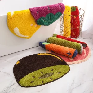 Bathroom Rug Extra Soft Absorbent Non Slip Bath Mat Carpet for Tur Shower Bath Room
