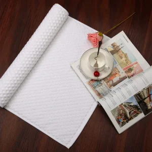Bathroom Rug Mat extra Soft and Absorbent Washable Non Slip Mat for Bathroom Floor Tub Shower Room Jacquard Bath Towel