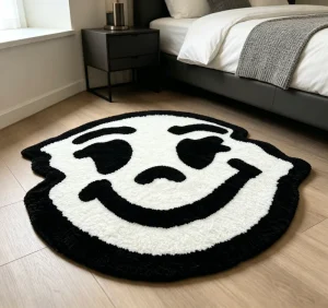 Bathroom Solid Cartoon Bath Mats Custom Rubber Striped Shower Mat Geometric Luxury Bath Mats and Rugs for Hotel