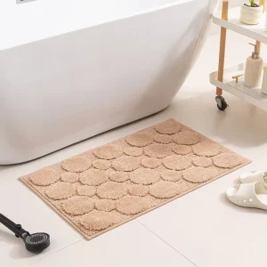 Bathroom Water Absorbent Rectangle Non Slip Rug Thickened TPR Anti Slip Door Mat and Toilet Foot Pad Modern Minimalist