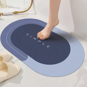 Bathroom Water Absorbent Rug Set Rubber Door Mats Diatom Mud Floor Mat Kitchen Carpet Anti Slip Diatomite Bath Mat
