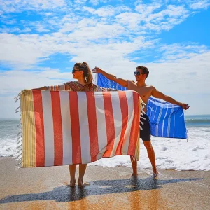 Beach Blanket 100% Cotton Extra Large Pool Towel Quick Dry Sand Free Turkish Beach Towel Fashion Stripes Tassel Bath Towel