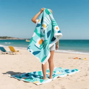 Beach Microfiber Beach Towels Sand Free Quick Dry Lightweight Travel Towels Oversized Large Design Pool Swim Towel