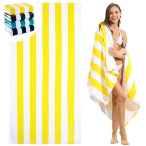 Beach Towel 100% Cotton Terry Fabric Pool Beach Bulk Quickdry Beach Towels