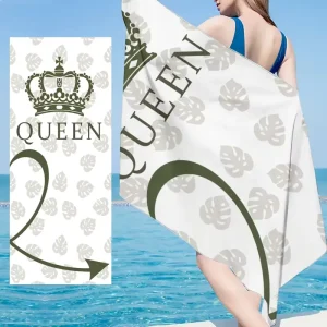 Beach Towels Made of Ultra-soft Microfiber with Strong Water Absorption; Custom-made Durable Towels