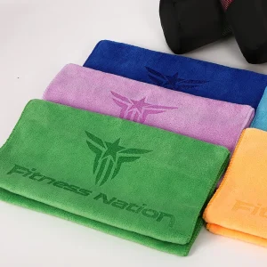 Beach Towels Microfiber Sweat Towels Set Custom logo and Size Face Hand Towel Custom logo