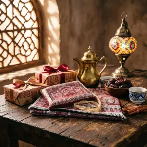 Beautiful Design Pocket Prayer Mat With Bag
