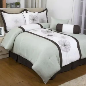 Beautiful Embroidery Bed Comforter Sets