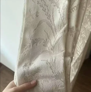 Beautiful Embroidery Sheer Window Curtains Fabric 100% Polyester White Voile Embroidered Lace for Living Room