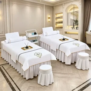 Beauty Bedspread 200TC Hotel Use Luxury Spa Salon Massage Acupuncture Moxibustion Nail Eyelash Beauty Customizable