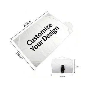 Beckon Custom Printed Foldable Picnic Blanket Beach Camping Mat Ultralight Sand Proof for Tent OEM ODM Factory Direct