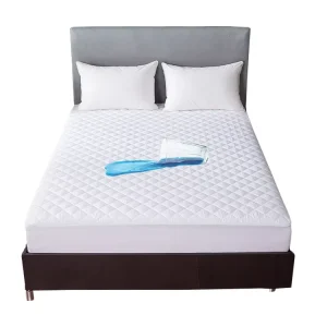 Bed Bug Protector TPU Membrane Deep Pocket Quilted Bed Cover Waterproof Mattress Protector Elastic Skirts Stretches up to 18”