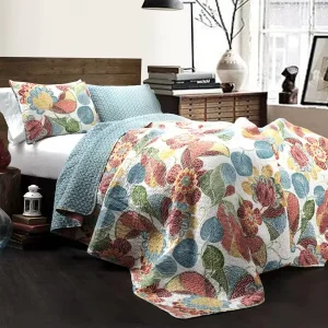 Bed Comforter Luxury Ruffled Bedspread Cotton Set