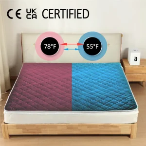 Bed Cooling System Water Cooling Mattress Dual Zone Smart Temperature Control Waterproof for Summer Cooler