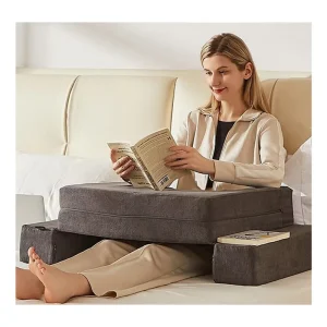 Bed Floor Sofa Reading Pillow for Gaming Extra Large Arm Rest Pillow for Adult Memory Foam Bed Rest Pillow for Reading Working