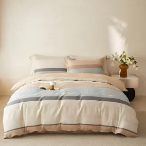 Bed Linen Set Flat Sheet Duvet Cover for Student Dormitory