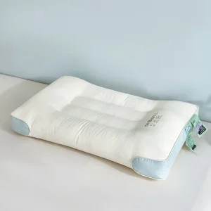 Bed Pillow High Quality Breathable Contour Neck Support with Antibacterial Microfiber for Home & Dorm Use in Stock