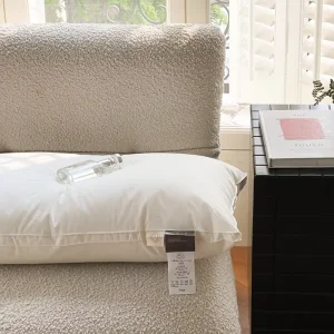 Bed Pillow for Hot Sleepers Breathable Cotton Soft Fluffy No-Shift Pillow for Hotel