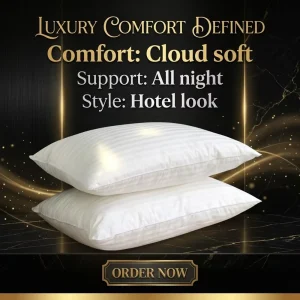 Bed Pillows 50×70 Cm Firm Luxury Hotel White Cotton Pillow Case Down Alternative Filling Hotel Sleeping Pillow