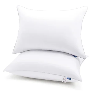 Bed Pillows 50×75 Cm Firm Luxury Hotel White 100% Cotton Pillow Insert with Filling Hotel Pillow for Sleep