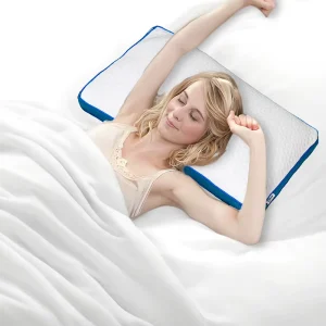 Bed Pillows Hotel Memory Cotton Queen Size Set Medium Firm Pillows for Back Side Sleeper Bed Pillows