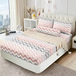 Bed Sheet Set Private Label Bedding Collection Queen King Size Soft Fabric Hotel Home Textile Supplier