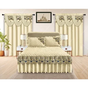 Bed Skirts with Matching Curtains Bedding Sets Luxury Quilted Bed Skirt Bedsheet