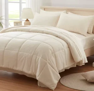 Bed in a Bag 7 Pieces Bed Comforter Set with Comforter and Sheets All Season Bedding Sets