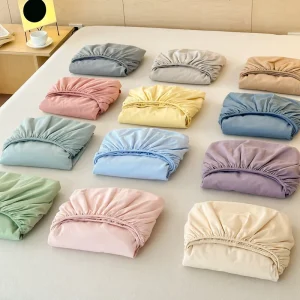 Bedding Full Fitted & Flat Sheets Bottom Sheet Deep Pocket Soft Shrinkage and Fade Resistant Fitted & Flat Sheets