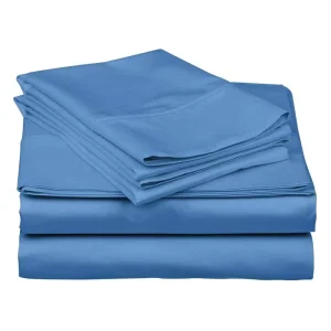Bedding Set 200 TC Cal King Size with 100% Cotton Pillow Cases Fitted Sheet Flat Sheet