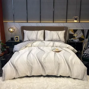 Bedding Set 4pcs Duvet Cover Soft Queen King Size Winter Bedding Set