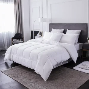 Bedding Set Cotton Jacquard Luxury Bed Linen White 5 Star Bedroom Satin Hotel Supplies Bed Sheet Comforter