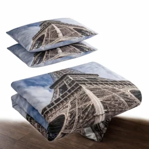 Bedding Set Duvet Cover Pillow Case World Famous Landscape Series 3Pcs Modern Bedding Set for Printing Microfiber Filler