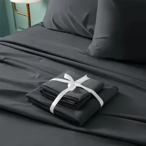 Bedding Set Duvet Set Solid Color Low Density Cotton 4 Piece Set Soft Comfortable