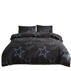 Bedding Set Home Hotel Use 200TC Eco Friendly 4 Piece Duvet Cover 100% Polyester Geometric Pattern Customizable European