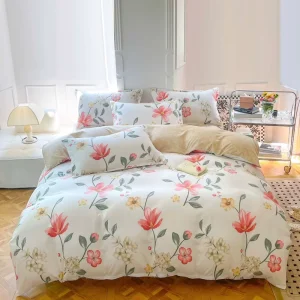 Bedding Set Twin Full Queen King Size 1800 Ccount Print Microfiber Bed Sheet
