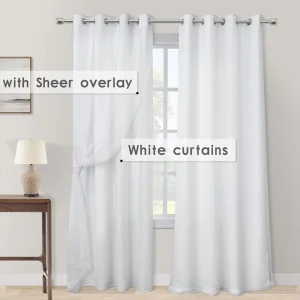 Bedroom Custom Sheer Curtains White Sheer Curtain Fabric for Living Room Bedroom Curtain and Sheers and Curtains Home Projects