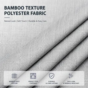 Bedroom & Living Room Modern 2 Panel 100% Polyester Blackout Coated Drapes Curtains & Valances Waterproof
