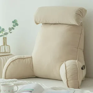 Bedside Upholstery Large Backrest Cushion Bed Pillow Case Neck Support Pad Cushion Pillow Cover