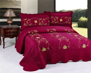 Bedspread Set Quilting Microfiber Factory Direct Bedding Quilts Made in China Coverlet for Bedroom Quilt Set