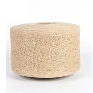 Beige Color Ne 10s 12s 16s 20s OE Regenerated Cotton Polyester Blend Yarn for Knitting Socks Towels and Textile Fabric