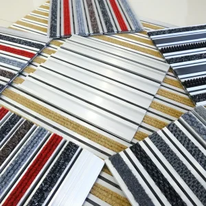 Belgium Carpet Aluminium Alloy Mat Modern Style Aluminium Modular Floor Mat