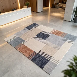 Bespoke Handmade Wool Floor Mat High Grade Elegant Luxury Modern Living Room Home Interior Floor Decoration Design Rug