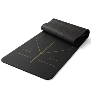 Bespoke PU Yoga Mat 6mm 8mm Dual layer Non Slip Exercise Mat Pilates Training Water Resistant Eco Friendly Factory Direct