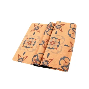 Bespoke Pattern Printed Cork Yoga Mat 3mm Non Slip Fitness Pad for Pilates Aerobic Workout Bulk Vendor