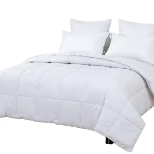 Bespoke Service Luxury White Cotton Eco-friendly GRS Wrinkle Resistant Comforter Set OEKO-TEX Certified Global Source