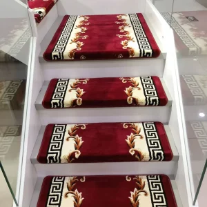 Best Prices Custom Persian Floral Fireproof Cushioned Handmade Washable Non Slip Indoor Rugs Stair Runner Carpet Eco Friendly